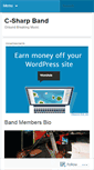 Mobile Screenshot of csharpband.wordpress.com