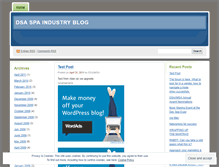 Tablet Screenshot of dsaprof.wordpress.com