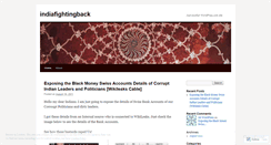 Desktop Screenshot of indiafightingback.wordpress.com