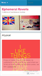 Mobile Screenshot of ephemeralreverie.wordpress.com
