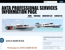 Tablet Screenshot of antaservices.wordpress.com
