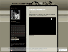 Tablet Screenshot of katyallen09.wordpress.com