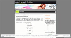 Desktop Screenshot of hamasakiayumi.wordpress.com
