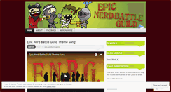 Desktop Screenshot of epicnerdbattleguild.wordpress.com