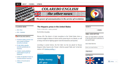 Desktop Screenshot of colareboenglish.wordpress.com