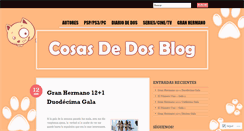 Desktop Screenshot of cosasdedosblog.wordpress.com