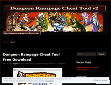 Tablet Screenshot of dungeonrampagetool.wordpress.com