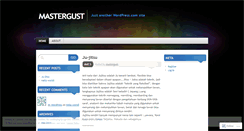 Desktop Screenshot of mastergust.wordpress.com