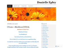 Tablet Screenshot of dani75649.wordpress.com