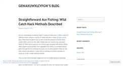 Desktop Screenshot of geniaxuwxlcyfgw.wordpress.com