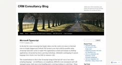 Desktop Screenshot of crmconsultancy.wordpress.com