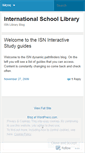 Mobile Screenshot of isnlibrary.wordpress.com