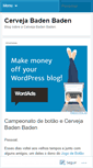 Mobile Screenshot of cervejabadenbaden.wordpress.com