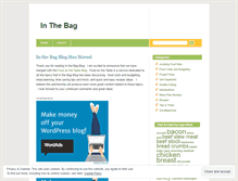 Tablet Screenshot of inthebagblog.wordpress.com