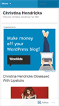 Mobile Screenshot of christinahendricks.wordpress.com