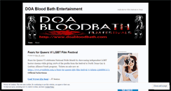 Desktop Screenshot of doabloodbath.wordpress.com