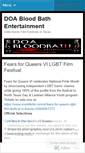 Mobile Screenshot of doabloodbath.wordpress.com