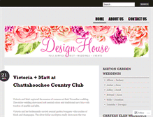 Tablet Screenshot of dhweddingsandevents.wordpress.com