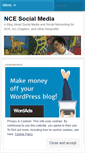 Mobile Screenshot of ncesocialmedia.wordpress.com
