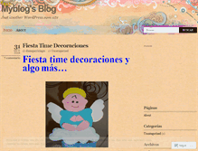 Tablet Screenshot of fiestatimedecoraciones.wordpress.com