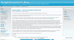 Desktop Screenshot of insightformation.wordpress.com