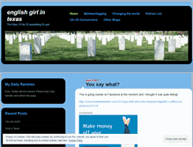 Tablet Screenshot of englishgirlintx.wordpress.com