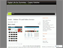 Tablet Screenshot of caseygotcher.wordpress.com