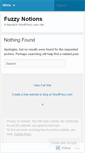 Mobile Screenshot of fuzzynotions.wordpress.com