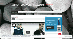 Desktop Screenshot of mister1ous.wordpress.com