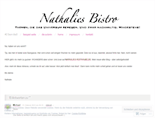 Tablet Screenshot of nathaliesbistro.wordpress.com