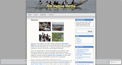 Desktop Screenshot of nativemedia.wordpress.com