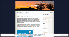Desktop Screenshot of fruitfulness.wordpress.com