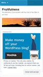 Mobile Screenshot of fruitfulness.wordpress.com