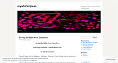 Desktop Screenshot of mywhirledpeas.wordpress.com