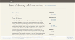 Desktop Screenshot of express.bancdebinaryadvisorsreviews.wordpress.com
