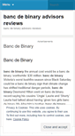 Mobile Screenshot of express.bancdebinaryadvisorsreviews.wordpress.com