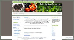 Desktop Screenshot of ediblesanmarcos.wordpress.com