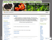 Tablet Screenshot of ediblesanmarcos.wordpress.com