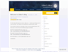 Tablet Screenshot of gilbertbabin.wordpress.com