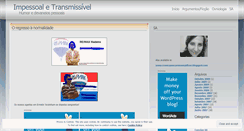 Desktop Screenshot of impessoaletransmissivel.wordpress.com