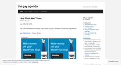 Desktop Screenshot of gayagenda.wordpress.com
