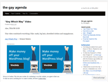 Tablet Screenshot of gayagenda.wordpress.com