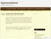 Tablet Screenshot of lizyinwonderland.wordpress.com