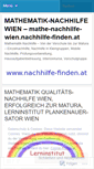 Mobile Screenshot of mathematiknachhilfewien.wordpress.com