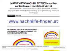 Tablet Screenshot of mathematiknachhilfewien.wordpress.com