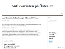 Tablet Screenshot of antikvariatenpaosterlen.wordpress.com