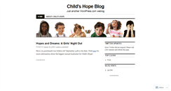 Desktop Screenshot of childshope.wordpress.com
