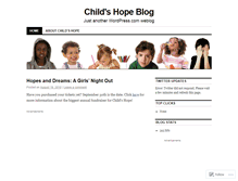 Tablet Screenshot of childshope.wordpress.com