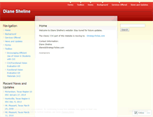 Tablet Screenshot of dianesheline.wordpress.com