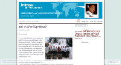 Desktop Screenshot of intraxinternmarcjapan.wordpress.com